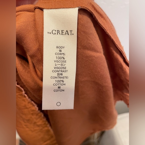 THE GREAT. Maple Leaf Dress in Montana Gold XS - Picture 11 of 12